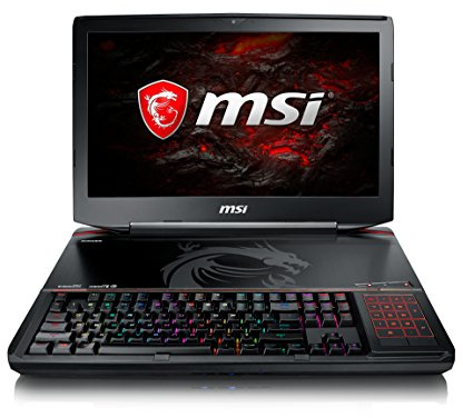 MSI Titan SLI GT83VR 7RF-256ES - Ordenador portátil de 18.4 FHD (Kabylake i7-7920HQ, RAM de 64 GB DDR4, HDD de 1 TB y SSD de 512 GB, Nvidia Dual GeForce GTX 1080, Windows 10 Home) Color Negro