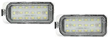 AutoStyle Set LED License Plate Lights compatible with Ford/Jaguar various models