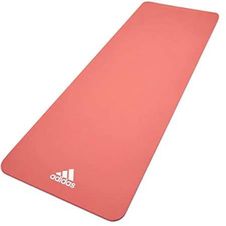 adidas Yogamatte | Rutschfeste Gymnastikmatte aus PVC-freien Materialien, 176 x 61 cm groß, ideal für Yoga, Pilates und Bodenübungen