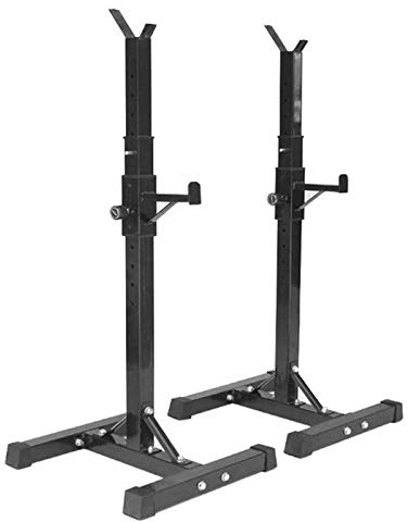 Xuanni Squat-Rack, 2 Einzelnen Ständern, Langhantelablage, Höhenverstellbar 105-160 cm, Power Cages für Krafttraining, Max. belastbar bis 150 kg