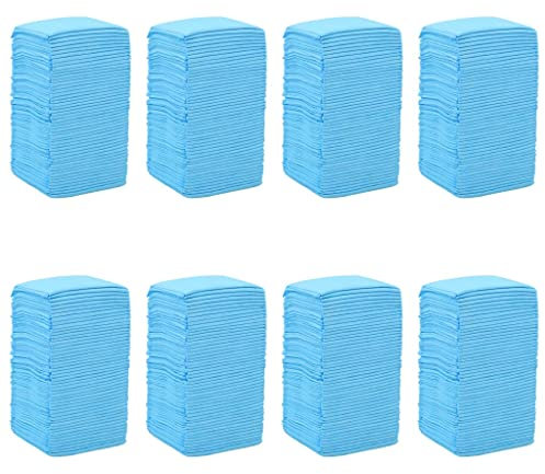 Gecheer 400x Hunde Toilettenmatte Toiletten Pads Welpentoilette Training Welpenunterlage Trainingsunterlagen für Welpen Puppy 60x60 cm Vliesstoff
