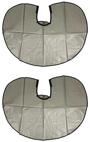2Pcs Professional Waterproof Hair Dye Capes Hairdressing Capes Adjustable Haircut Capes Short Comb-Out Capes for Hair Stylist for Hair Styling Cuts and Colours
