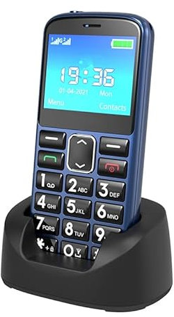 Lipa F70 seniors phone 4G - Seniors Mobile - Seniors GSM - Carga rápida Usb C - Batería - Bluetooth - Cámara - Teclas grandes - 4G SIM - Estación de acoplamiento - Sonido fuerte - Radio FM -Linterna