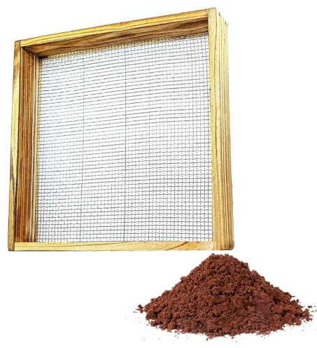 NASSMOSSE Garden Sieve Soil Sieve Mesh Ground Stone Sand Sifter Gardening Tool for Sifting Compost Dirt Soil Leaves