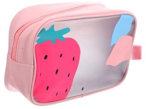 DRESSOOS wasserdichte Schwimmtasche Mit Nass Trockenseparation Tragbare Kosmetische Kulturbeutel Für Schwimmen Camping Outdoor-aktivitäten Kleine Pinkfarbene Reisetasche