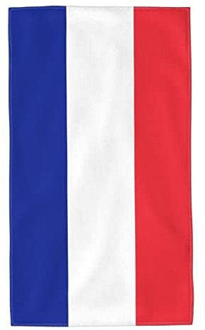 Badetuch Frankreich Flagge Pool Badetuch Bedruckt Badehandtuch Erwachsene Badetuch Groß, Für Schwimmbad, Wandern, Reise, 80x130cm