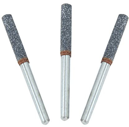 Afilador de Motosierra de Diamante, Herramienta de Afilado de Limas de Piedra, 3 uds., 4mm, 5/32 Pulgadas, para Herramienta Giratoria