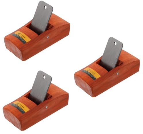 jojofuny 3stücke Holz Handhobel Ergonomisches Holzverarbeitungstool Für Tischler Aus Natürlichem Holz Handlich Und Langlebig Zum Glätten Und Bearbeiten Von Holzoberflächen