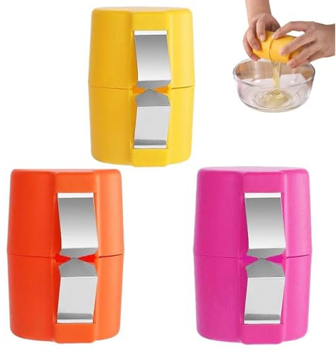 3Pcs Egg Cracker Tool, Egg Peeler for Hard Boiled Eggs, Portable Egg Shell Remover, Egg Cracking Tool, Egg Opener Tool, Egg Opener, Egg Cracker for Home Dormitory Kitchen Baking and Egg Opening Tools