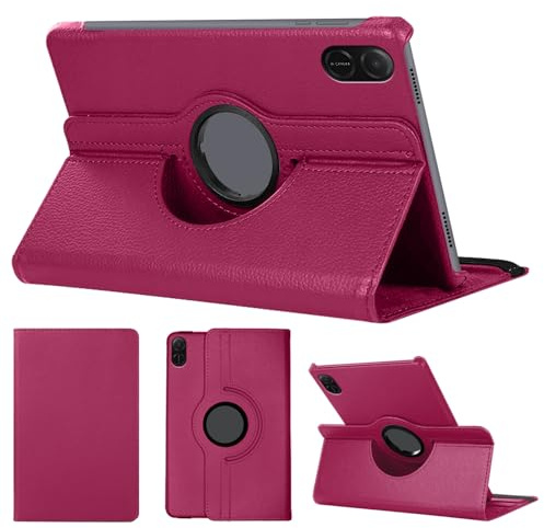 SWEIMEN Hülle Kompatibel mit Honor Pad X8a 11 Tablette, PU Lederhülle 360° Drehbar Multi-Winkel Schutz Ständer Schutzhülle