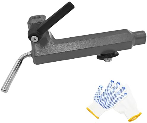 Drehmaschine Werkzeug Rest Halter Basis für Mini Benchtop, Gusseisen Holz Drehmaschine Werkzeuge und Zubehör für Drechseln, 5/8 Zoll Lochdurchmesser
