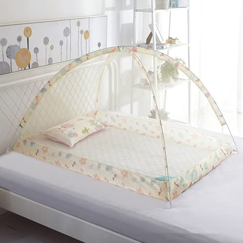 Mückennetz Babybett Moskitonetz Universal Pop Up Insektennetz klappbar Moskitozelt Mobile Bogen Mosquito Nets Mesh Baldachin Reisebett Kinderwagen Fliegennetz Kinderbett Fliegengitter