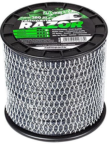 Mähfaden RAZOR 2,0mm 360m Trimmerfaden 5-Kant gedreht Nylonfaden