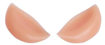VASANA 1 Paar hautfarbene Silikon-BH-Einlagen für Damen, magischer Push-Up-Badeanzug, Bikini-BH, Brustvergrößerer, Gel, unsichtbare Einsätze, Brustvergrößerung, Booster-Pads