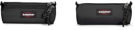 EASTPAK Double BENCHMARK Federmäppchen, 43 cm, 39 L, Black (Schwarz) & BENCHMARK Single Federmäppchen, 21 cm Black (Schwarz)