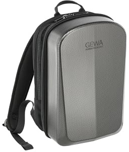 GEWA Space Bag Titanium - Klarinettenkoffer/Rucksack - Polycarbonat Außendeckel - Ergonomische Rückseite - Zubehörfächer