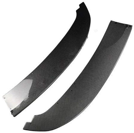 Frontspoiler Für B&MW 3 Serie E90 E91 Für LCI Sport 2009-2012 Tuning Auto Frontschürze Lip Splitter Diffusor Body Kit Spoiler 4 Stücke(Carbon Look Lip)
