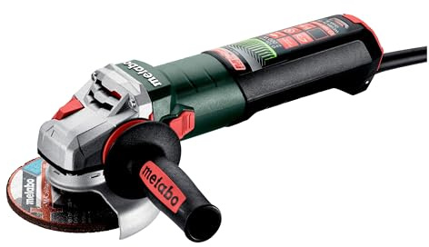 metabo Winkelschleifer WEVBA 20-125 Quick BL, 2000 W Brushless | Bürstenloser Motor, 125 mm Scheiben, VTC-Elektronik, M-Quick, MVT-Handgriff, Staubfilter, inkl. Schutzhaube & Zubehör