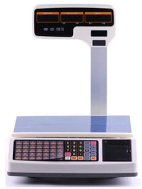 Bilancia digitale da 30 kg, bilancia for scontrini da cucina con software for negozi al dettaglio POS,Risposta Rapida(Scale)