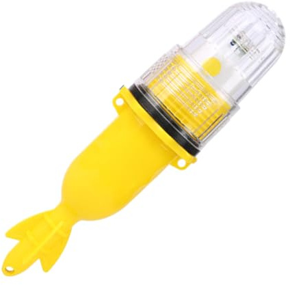 Strobe Da Pesca, Luci Da Pesca, Luci LED Attira-Pesci, Segnalatore Nautico Antiacqua Per Emergenze, Lampeggio Stroboscopico Con Sensore Automatico, Ideale Per Kayak, Barche E Reti Da Pesca Notturna