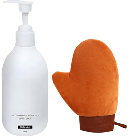 QOCUILC Loción Corporal con Niacinamida - Loción Hidratante e Iluminadora, Cuidado Coreano para Piel Seca