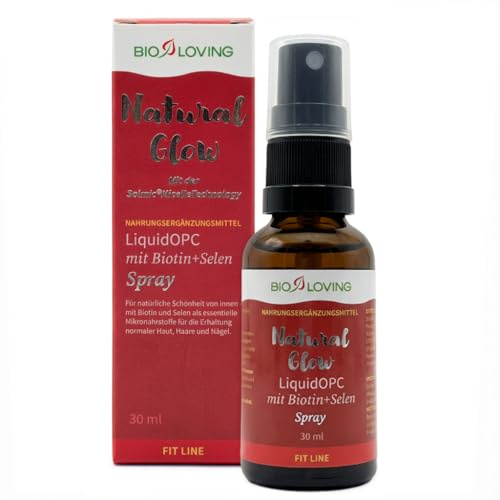 Liquid OPC Spray | mit hochwertigem Biotin + Selen | 30 ml | roter Traubenkern-Extrakt mit 95% Polyphenolen | wasserlöslich mit Solmic® MicelleTechnology