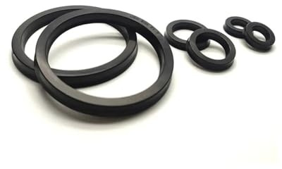 XFWYHLTO Hardware Fittings Hydraulic Oil Seal Piston/Piston Rod/Shaft Seals Nitrile Rubber for Bearing Shaft Oil Pumps Black 5Pcs ID11.2-50mm Seal Washer(28x35.5x5)