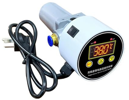 Riscaldatore per tubazioni di aria compressa AC 110V-220V, piccolo riscaldatore a gas per alimentazione compressore d'aria, essiccatore ad aria calda e riscaldatore per pompe d'aria