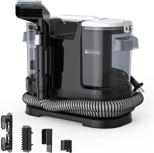 Welsauber Polsterreiniger Gerät Nasssauger, 20kPa 600W Teppichreiniger Waschsauger Fleckenreiniger mit großem Tank & langem Kabel für Teppich, Sofa, Polster, Treppen, Auto, Vorleger