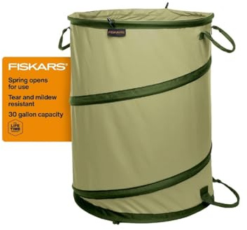 Fiskars 394050-1004 Känguru-Behälter, zusammenklappbar, Gartentasche, 1,8 l