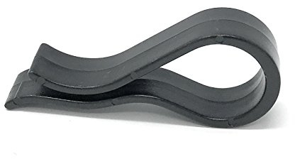 NiftyPlaza Strut Clip - Grid Towels Scarf Hanger Pant Plastic Jet Clips Garment Shirt Coat Sweater Trousers Secured Gripper Dress Pack (100 Black)