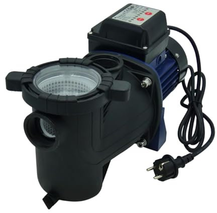 EDENEA Pompe pour Filtration Piscine avec Timer Intégré - 1/3CV - (en complément d'un Filtre)