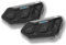 WAYXIN R6S Motorrad Headset Bis zu 6 Motorräder anschließbarr 1200M Wireless Kommunikationssystem für 2 Personen mit Sprachassistent Wasserdicht Freisprecheinrichtung Musikanrufsteuerung