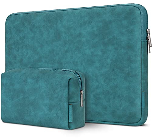 DOMISO 15.6 Zoll Wasserdicht Laptop Tasche Sleeve Case Notebook Hülle Schutzhülle für Yoga 720 IdeaPad S510 320 ThinkPad T570 E575/Dell XPS 15/HP Envy Pavilion,Türkis