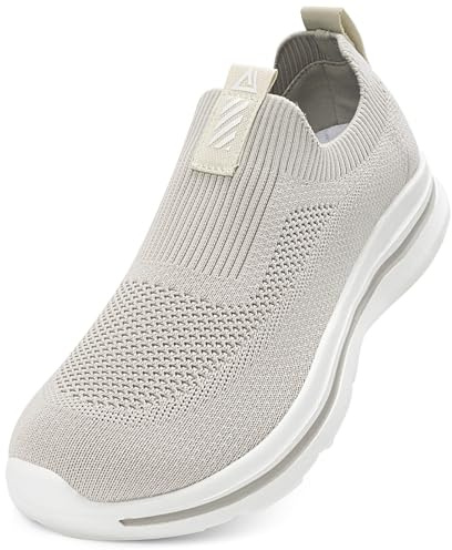 ODCKOI Zapatillas Slip-On Hombre Deportivas Zapatos sin Cordones Ligeras y Transpirables Calzado para Running Fitness Atlético-BAISE-45
