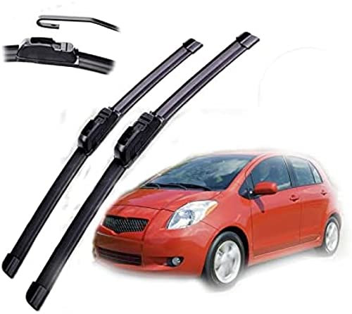 Essuie-Glaces pour pour Yaris pour MK1 MK2 2006 2007 2008 2009 2010 2011 balais d'essuie-Glace Avant de Voiture brosses Accessoires de Coupe Crochet UJ 24 + 16