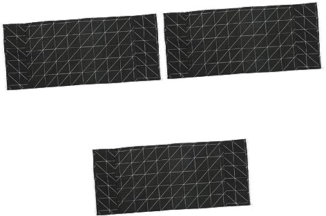 Mobestech 3pcs Refrigerator Protective Cover Fridge Dust Cover Pad Washer Protective for Washing Machine Dryer Fridge Wrap for Freezers