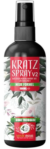 Nature Animal® Anti Kratz Spray V2 gegen Katzenmarkierung für Innen und Außen + Katzen ABWEHR – Katzenfernhaltespray STOPP bleib Weg