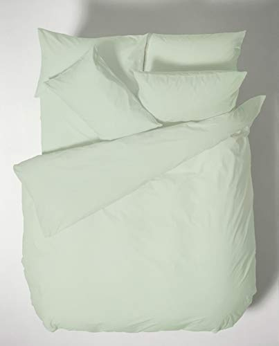 Bianca Plain Dyed Green Bettwäsche 200X200+80X80(2)