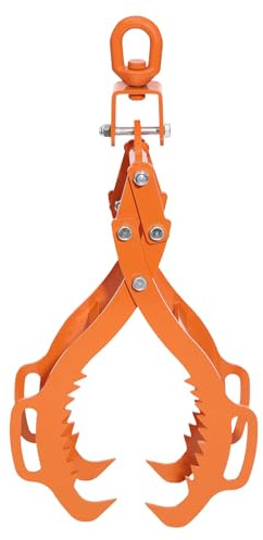 Alicates forestales profesionales para troncos de árboles, alicates de madera con 4 mandriles de sujeción, pinzas para madera y madera, capacidad de carga 1202 kg