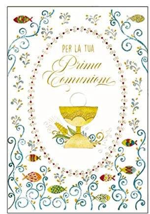 ARKRAFT Tarjeta de felicitación de comunión con bolsita para dinero, medida 17 x 12 cm (Comunión, C01)