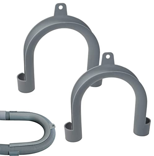 Joyivike Supporto Tubo Scarico Lavatrice U-Forma | Staffa Montaggio Guida Durevole