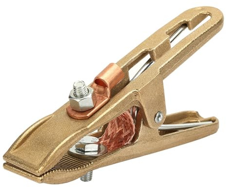 Welding Ground Clamp Miller Welder Ground Clamp Brass 260 300 500A Brass Material A Shape Ground Welding Earth Clamp for Welding Machine(260A) (500A)