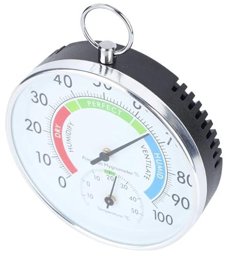 Termómetro Higrómetro, Termómetro Para Interiores Y Exteriores, Higrómetro, Indicador De Humedad, Indicador De Temperatura, Monitor De Humedad, Medidor De Humedad De Temperatura Para Colgar En La Pare