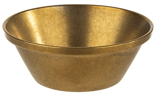 APS 40721 Dipschälchen, 6er-Set, Edelstahl, Ø 6 cm, Höhe 2,5 cm, Gold-Look
