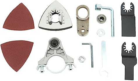 Angle Grinder Conversion Kit, Heavy Duty Stainless Steel Universal Adapter Head for Polishing Rust Paint Removal, Angle Grinder Attachment for DIY Enthusiasts Metalworkers and Auto Restorers