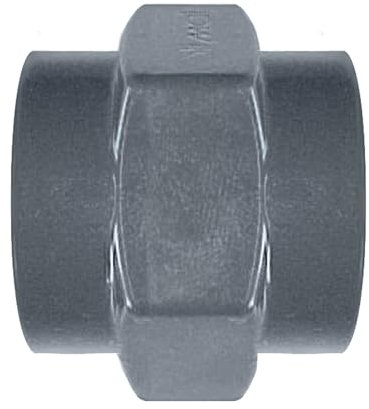 Jardibric - Manchon PVC Femelle 26x34 (1) PN10 - Raccord PVC à Visser pour Arrosage Automatique Enterré