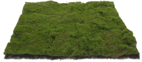 VANZACK Tappetino di muschio artificiale, tappeto erboso realistico tappetino da prato - Tappetino per muschio faux, decorazione da giardino falso muschio da parete per piante da parete per casa delle