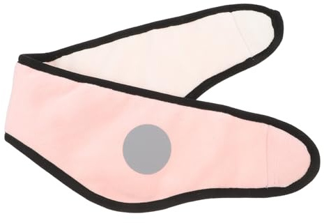 AOKWAWALIY Unisex Sleep Earmuffs 2-in-1 Sleep Masks Noise Reduction Sleep Earmuffs Comfortable and Warm Adjustable Ear Covers of Sleeping Running Cycling(Pink)