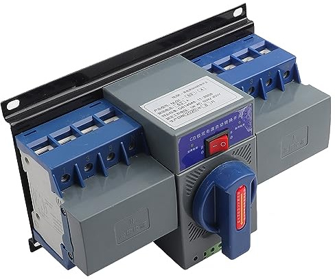 QTAZMJPB Interruptor de Transferencia Tamaño pequeño Fácil de operar Mini Interruptor de Transferencia automática Estructura Simple Aspecto Hermoso for Mans Power